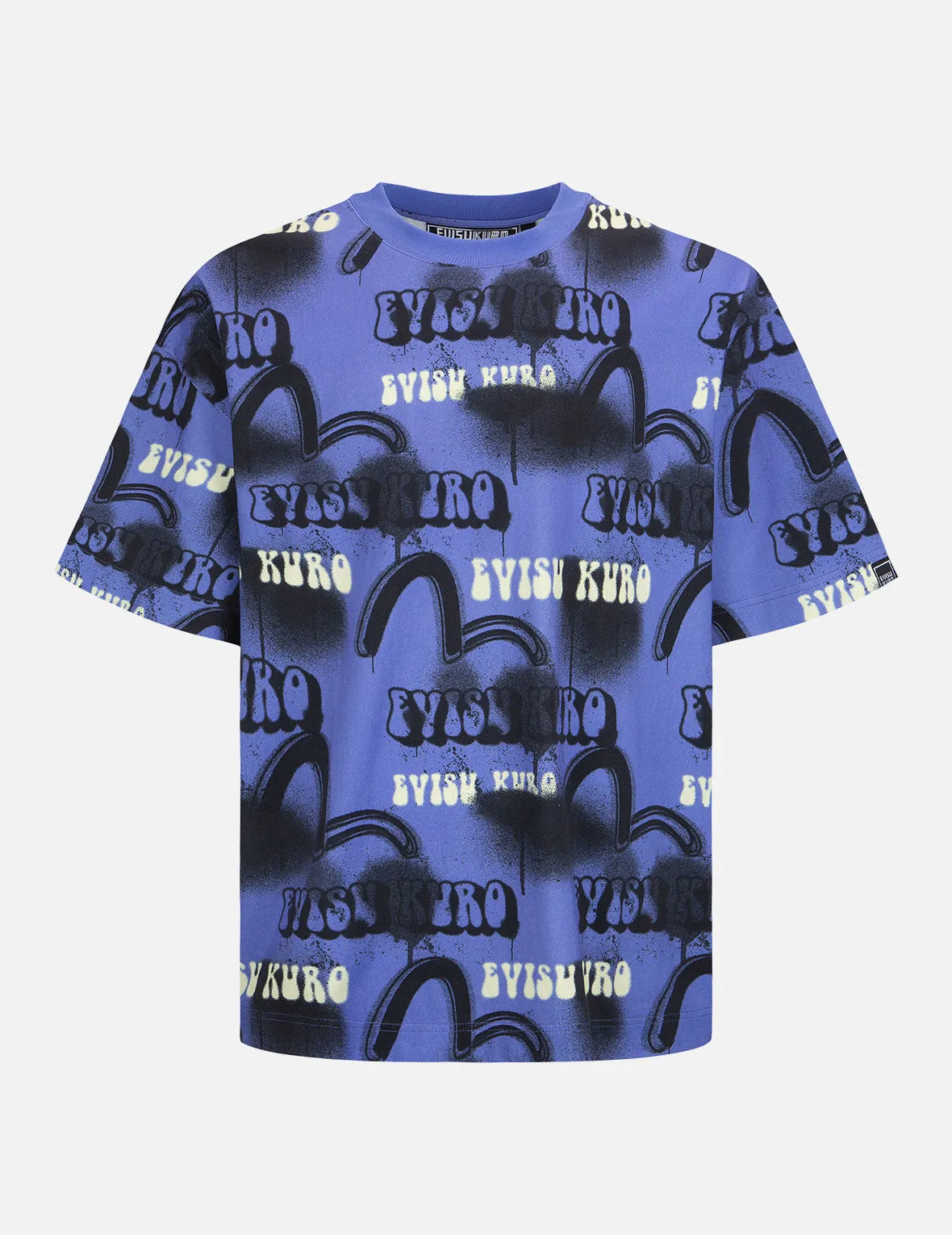 Allover Multi-Logo Print T-shirt