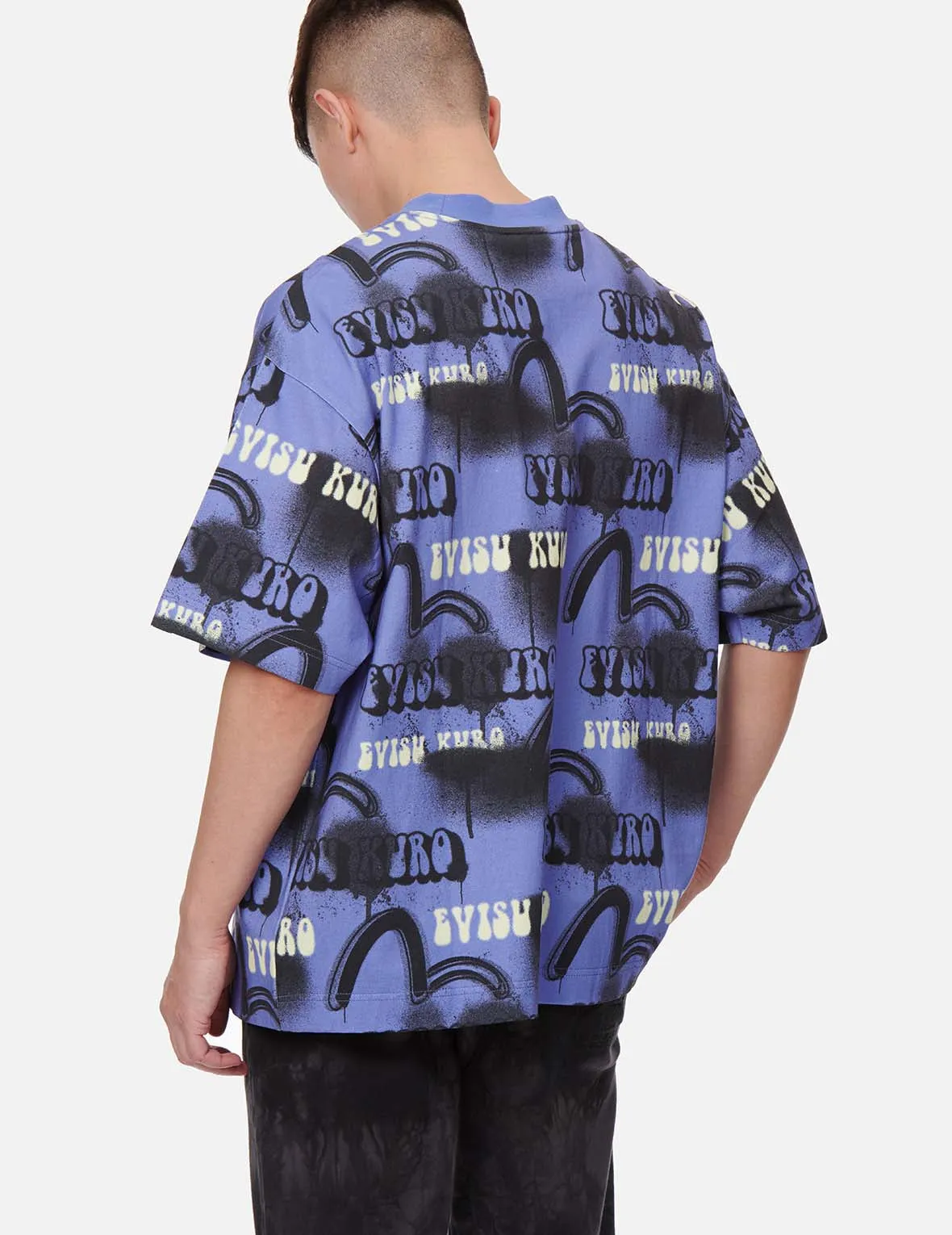 Allover Multi-Logo Print T-shirt