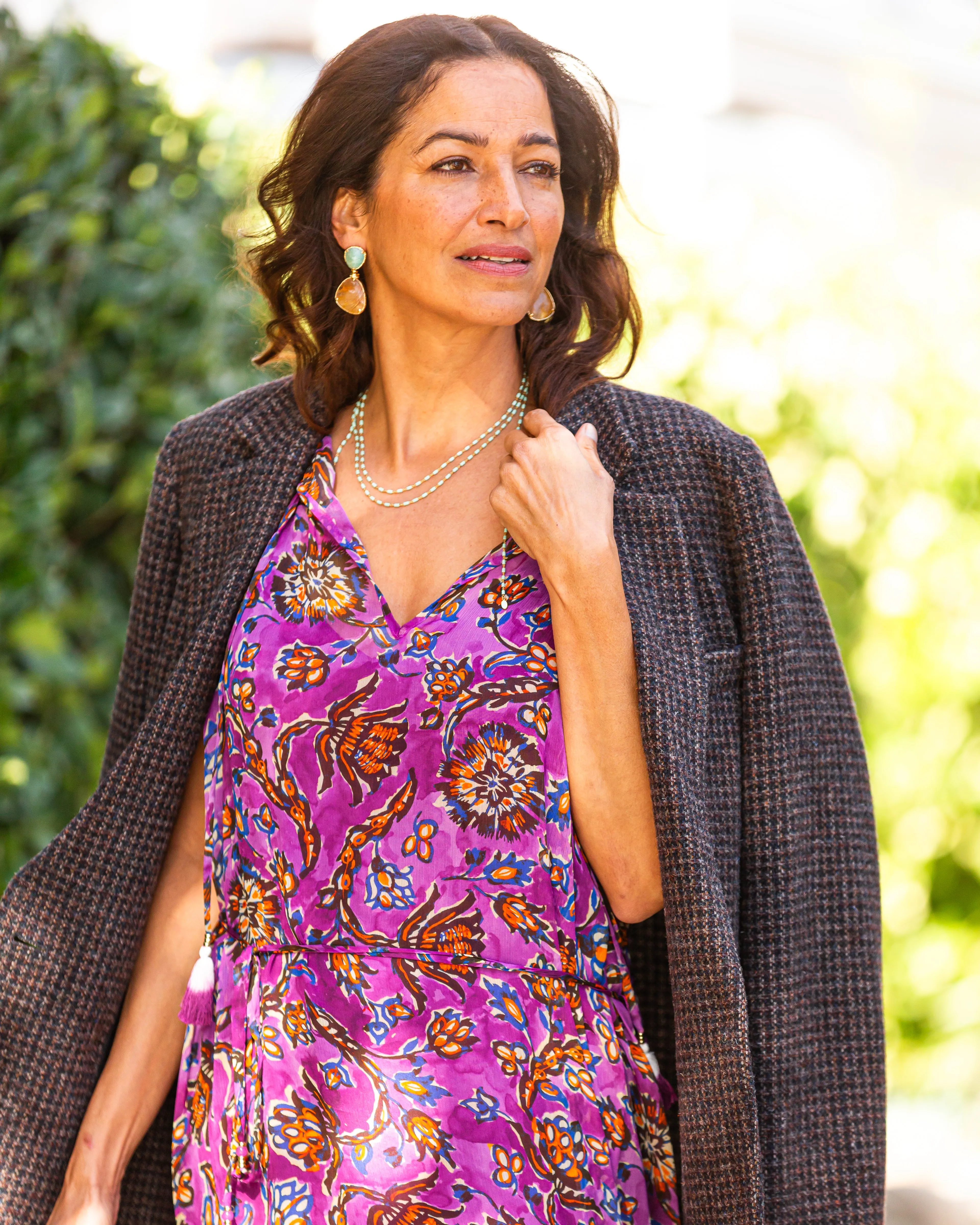 Casablanca Necklace Scarf | Aqua