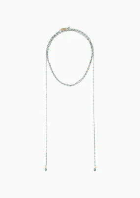 Casablanca Necklace Scarf | Aqua