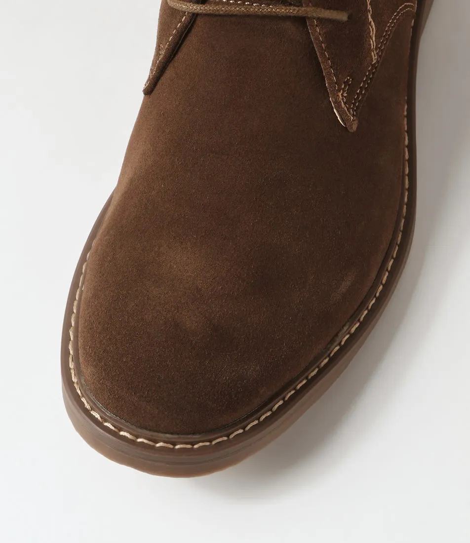 COLORADO Crick Walnut Suede Ankle Boots