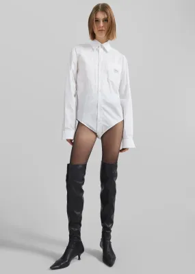 Coperni Body Poplin Shirt - White