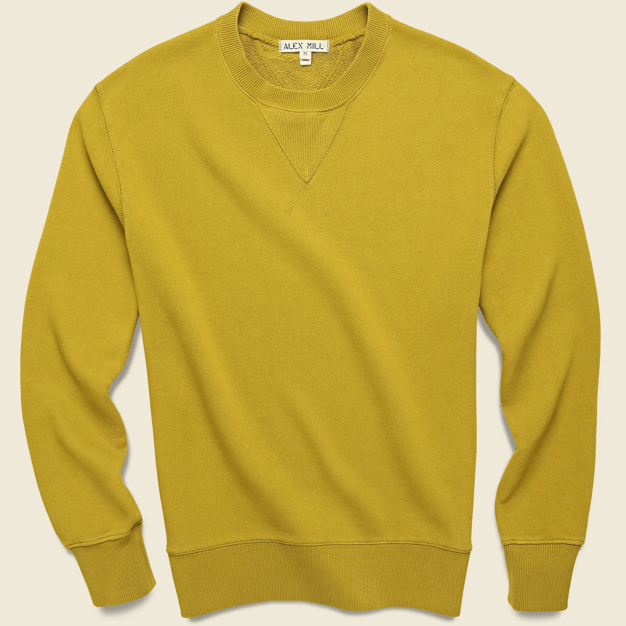 Crewneck Sweatshirt - Yellow Ochre
