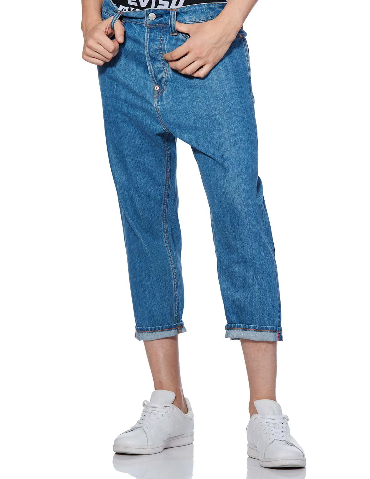 Daruma and Ebisu Embroidered Daicock Print 2027 Cropped-fit Denim Jeans