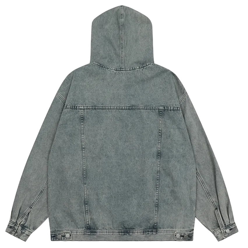 'Drifter' Hooded Denim Jacket