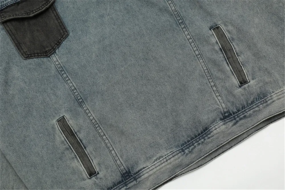 'Drifter' Hooded Denim Jacket