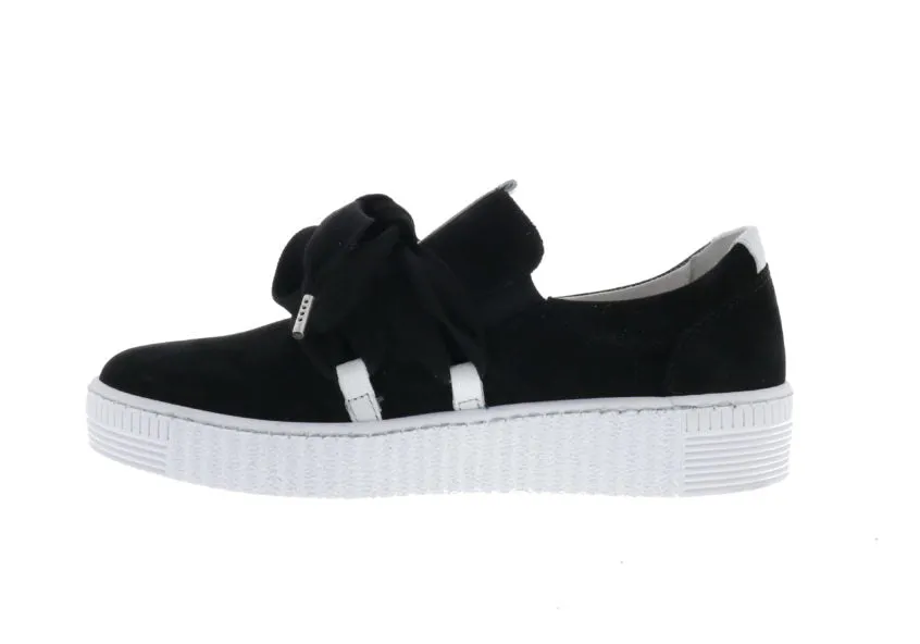 Gabor Women's Slip On Trainer 83.333.17 Schwarz/Weiss