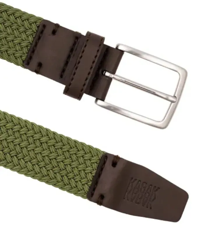 KABAK Woven Belt Olive Green