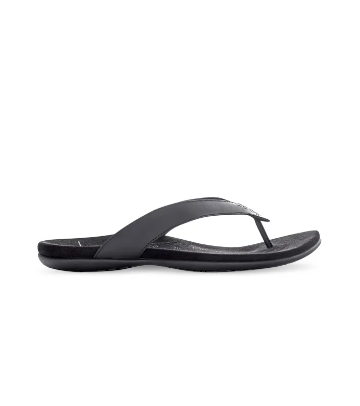 lightfeet thong willow black womens
