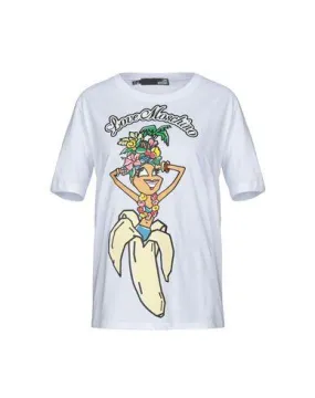 Love Moschino Women T-shirt White 6 UK