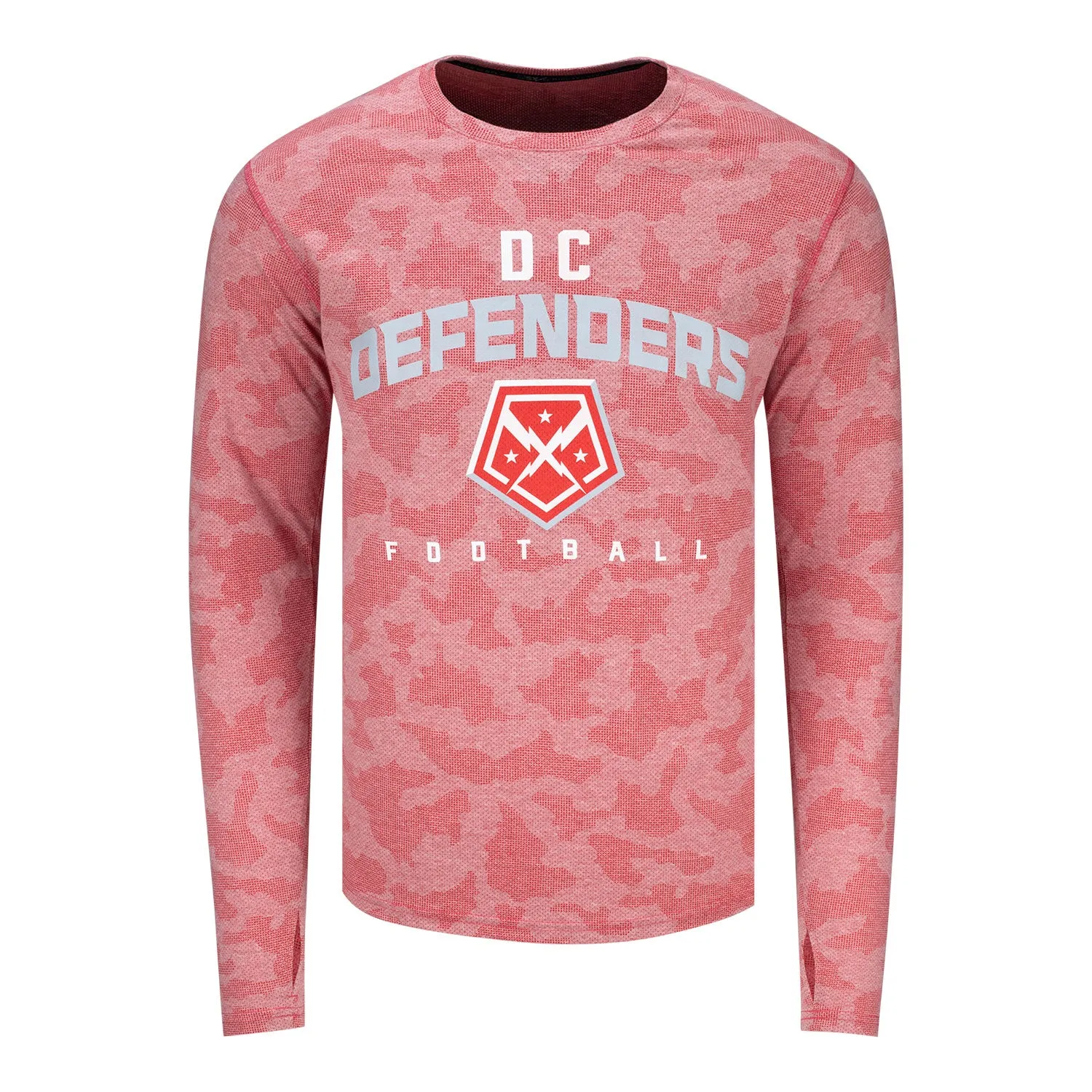 MSX by Michael Strahan D.C. Defenders Camo Long Sleeve Tee
