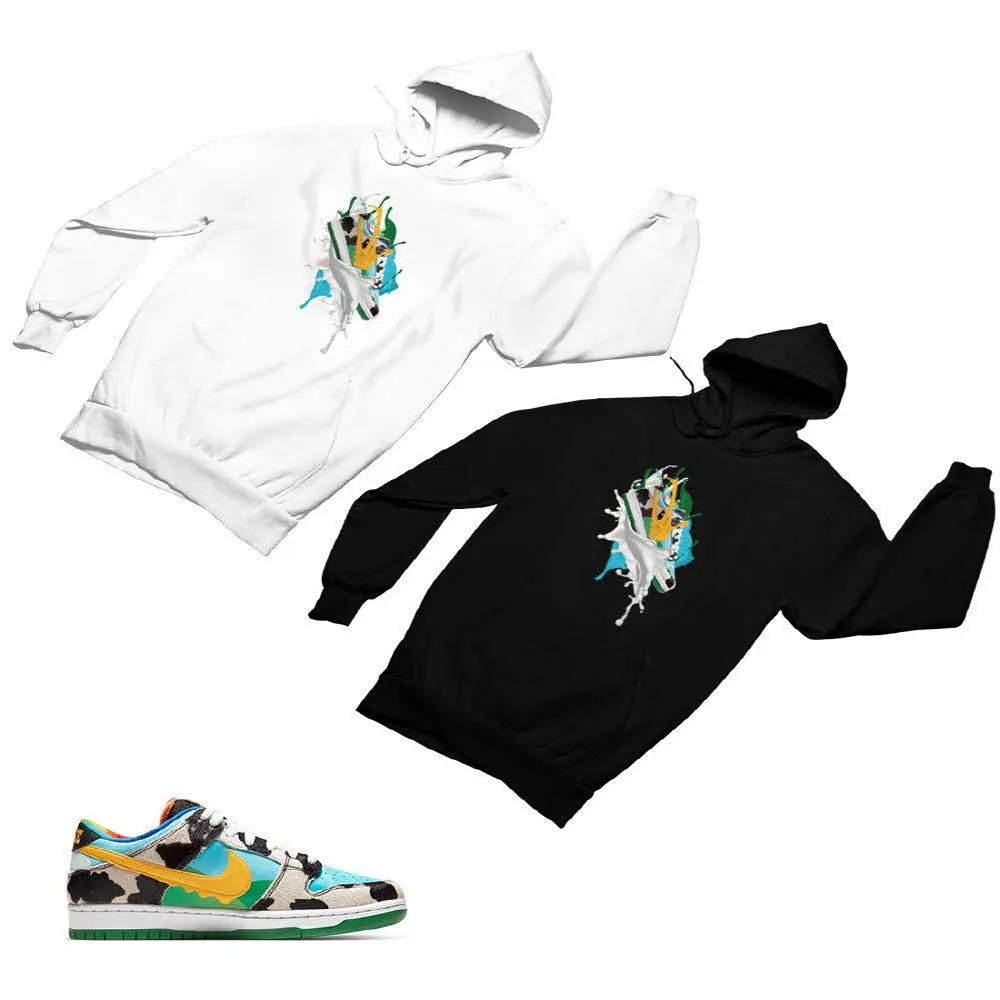 Nike Dunk Ben Jerry’s Matching Custom Designed Hoodies ND 1-2-23