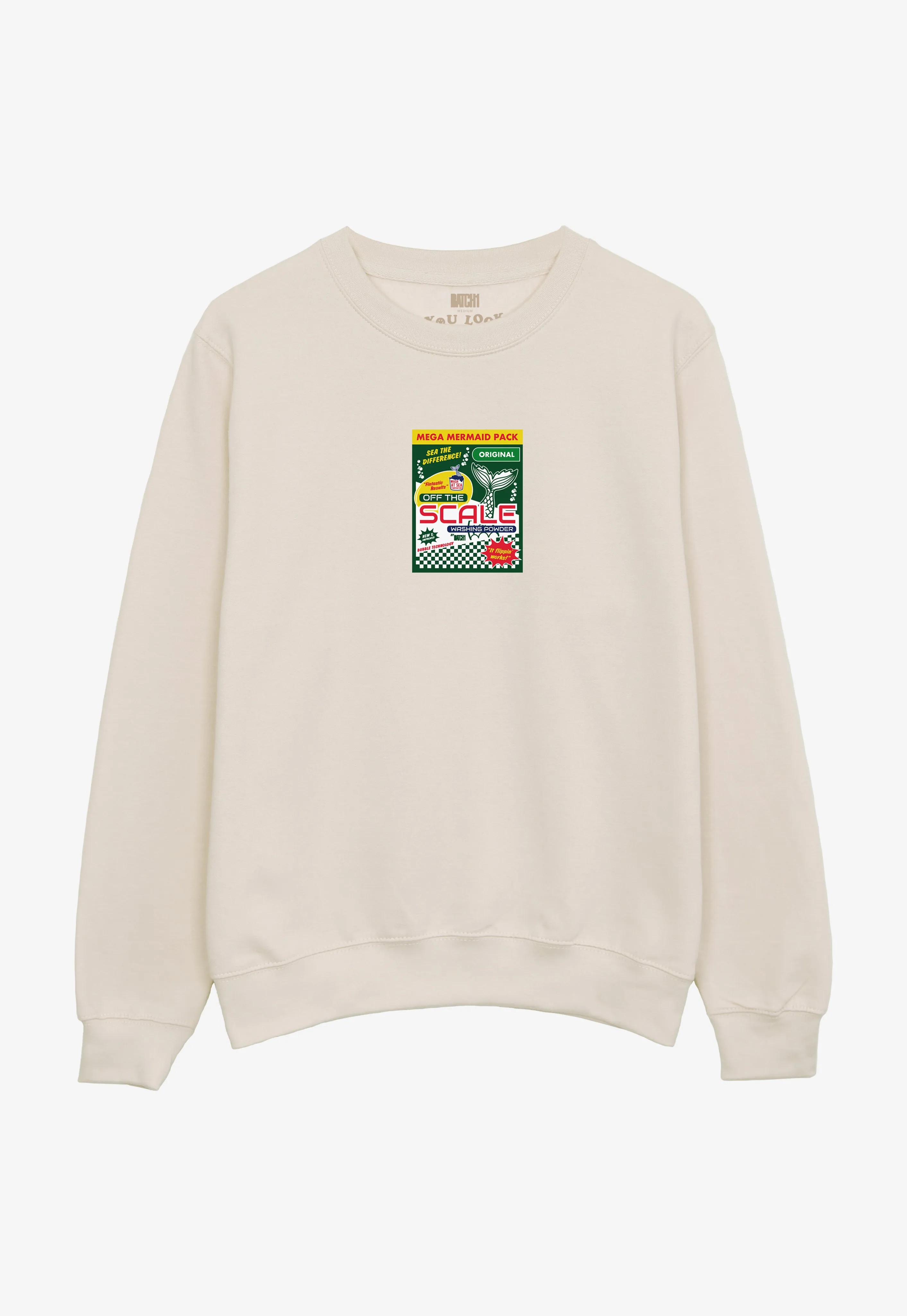 Off the Scale Mermaid Washing Powder Vanilla Sweatshirt