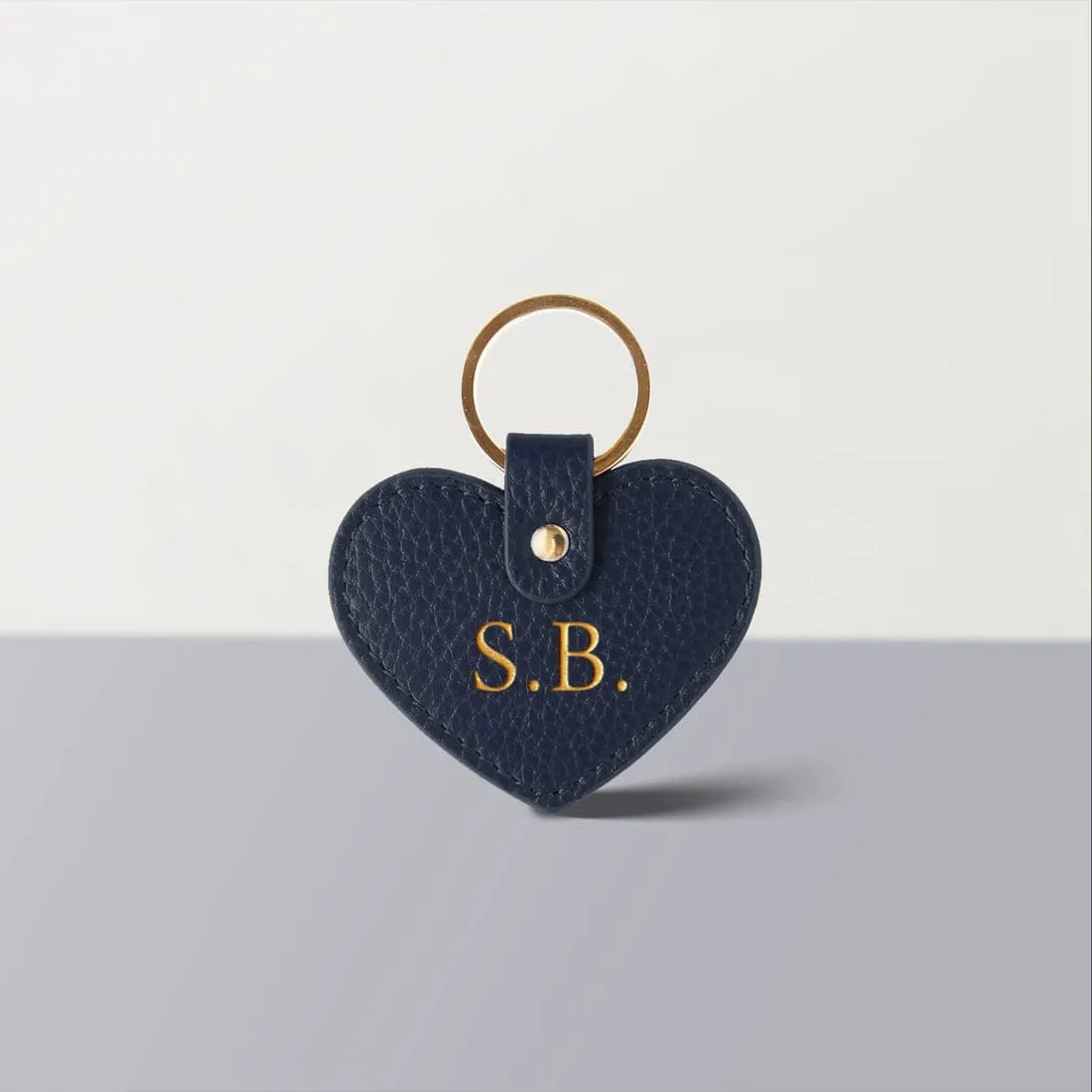 Pebbled Lowkey Heart Keyring