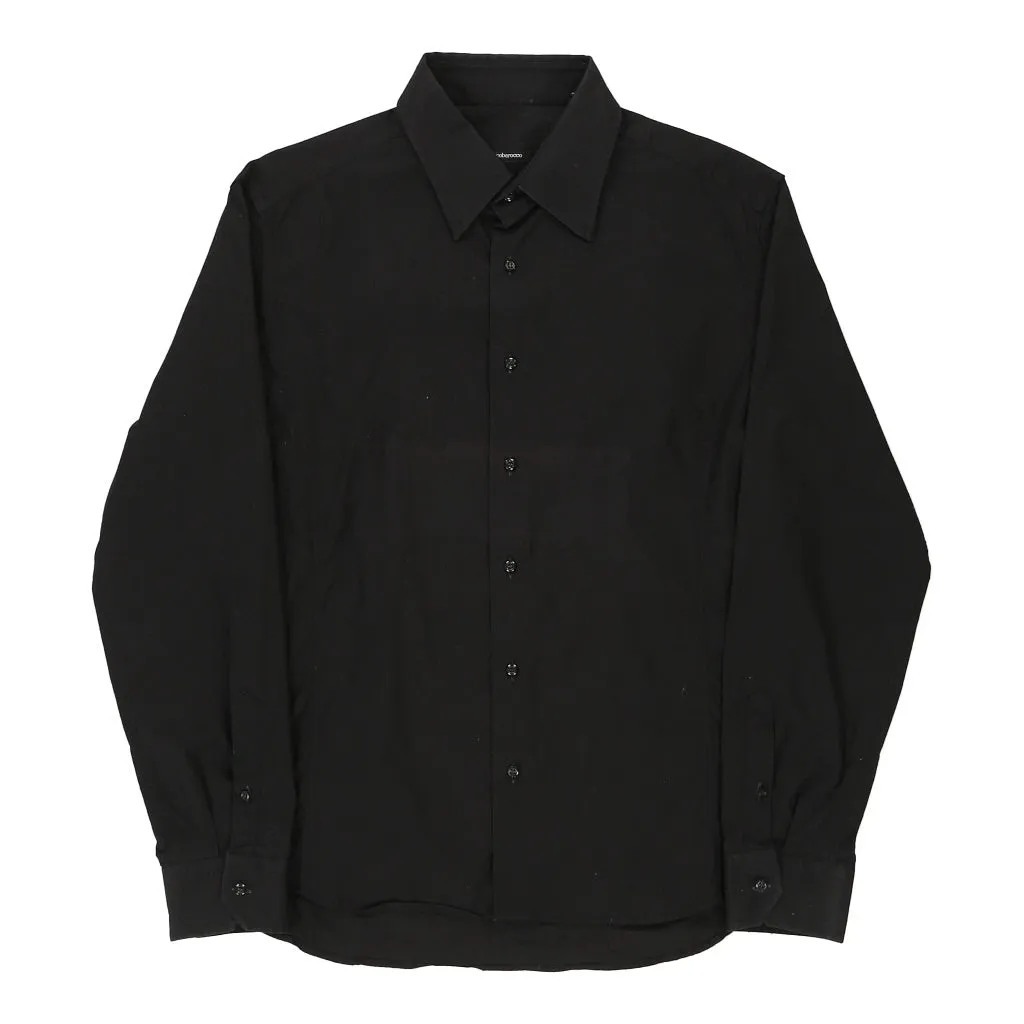 Roccobarocco Shirt - XL Black Cotton