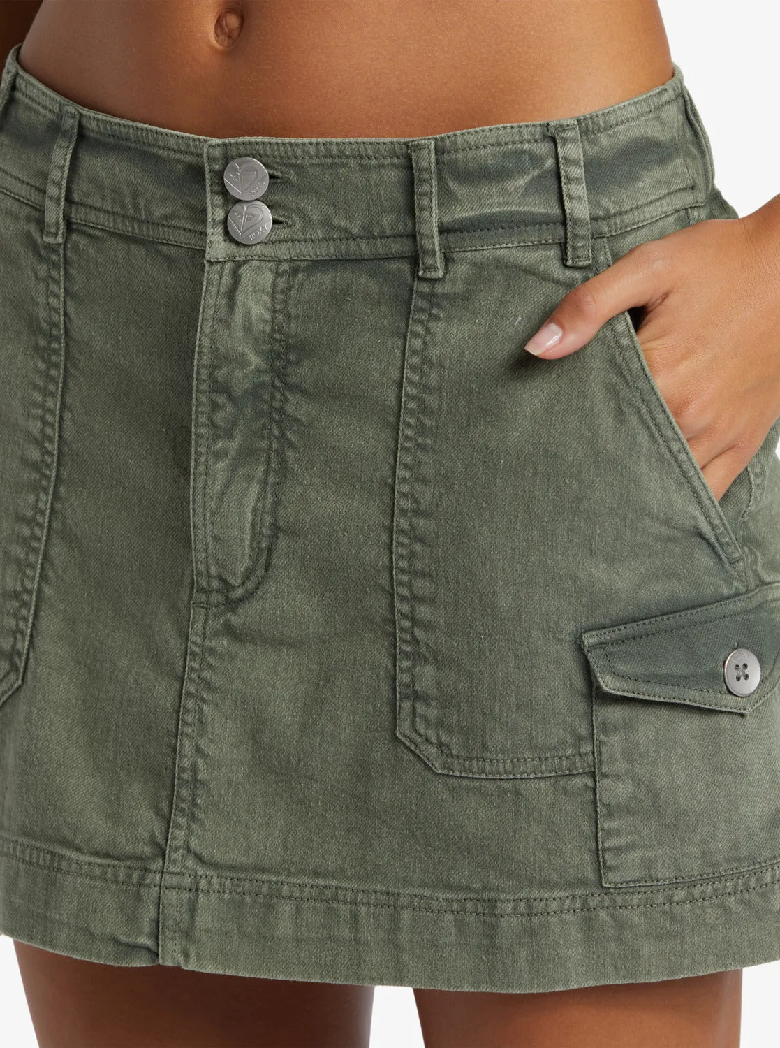 Roll With It Skirt - Agave Green