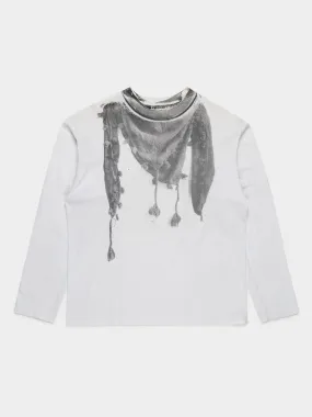 Scarf Long Sleeve Shirt