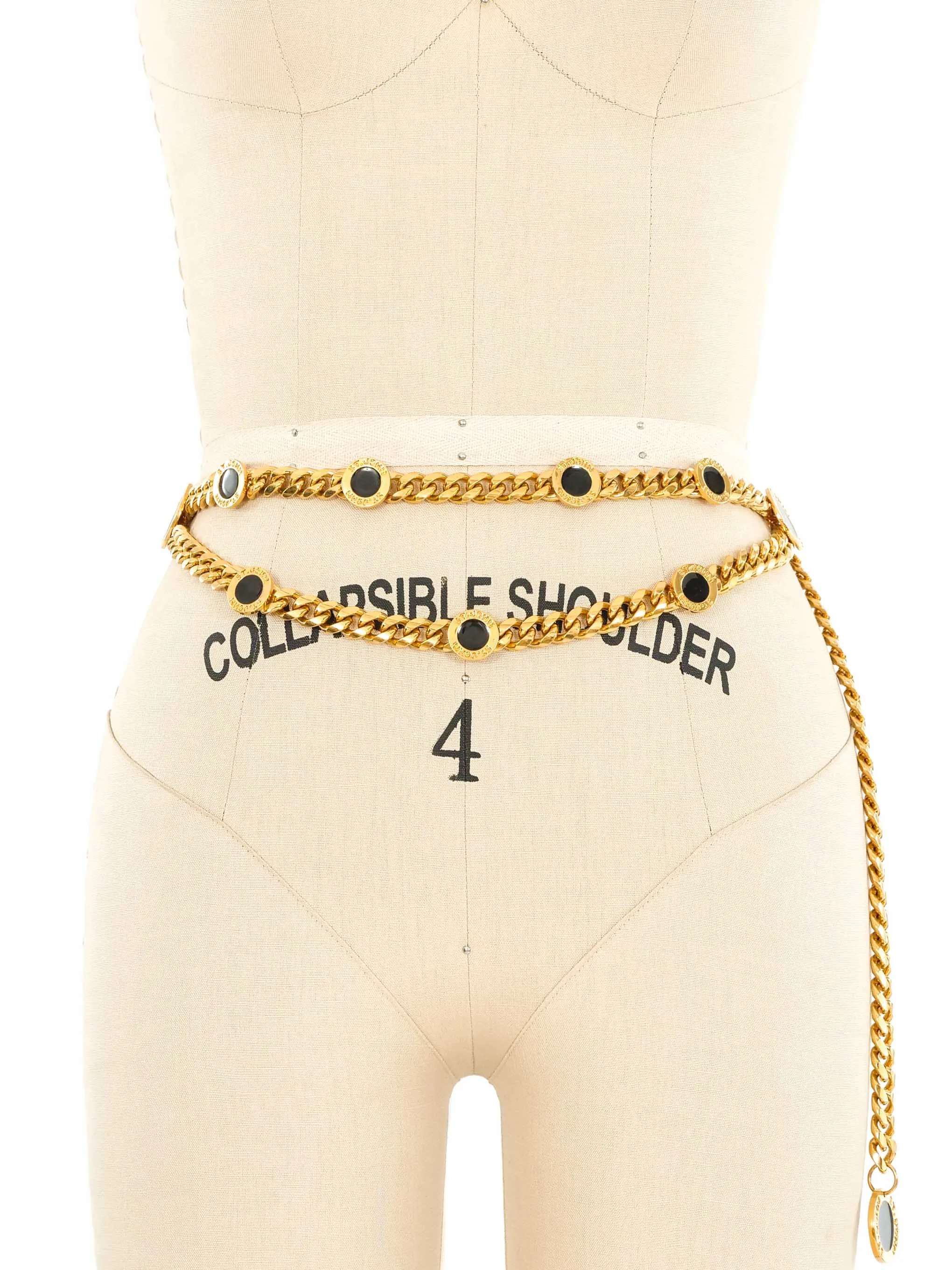 St. John Curb Chain Logo Belt