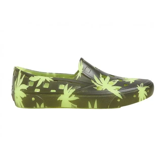 Vans Slip On Trk Shoe Palm Green