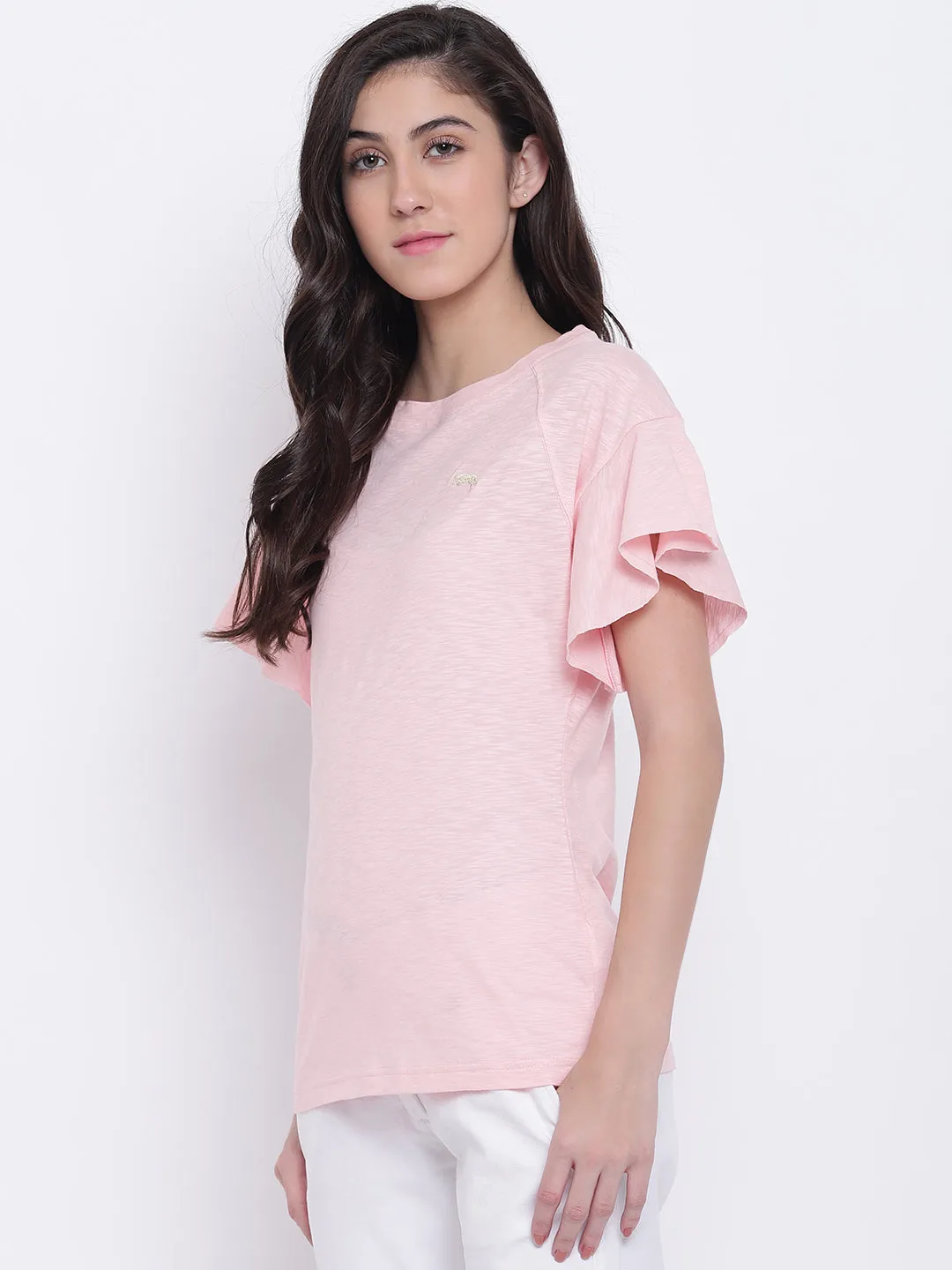Women Pink Casual Tops