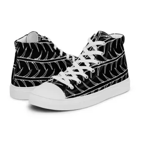 Women’s high top canvas shoes – Plants Teach Movement
