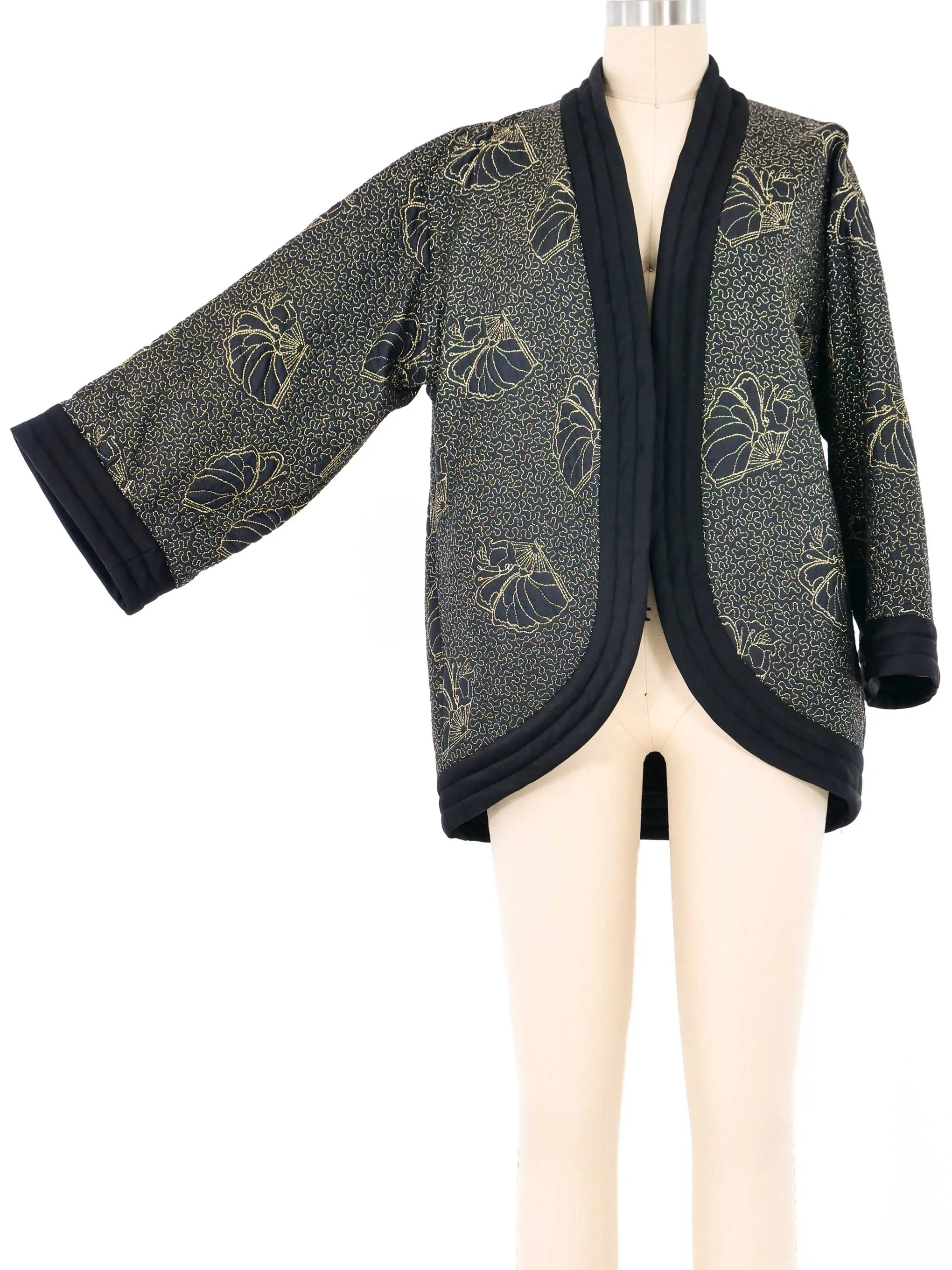 Yves Saint Laurent Metallic Embroidered Jacket